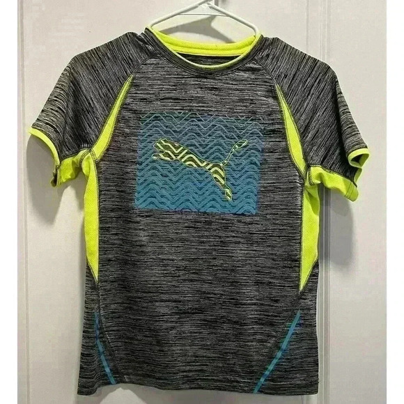 Puma Short Sleeve Activewear T Shirt Size Medium (0141) - Picture 3 of 10
